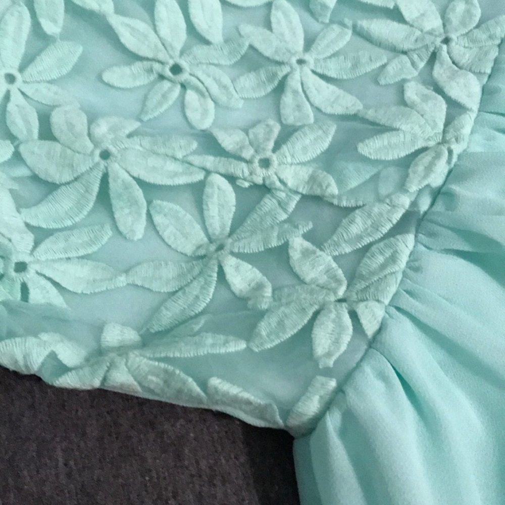 Seafoam green A-Line dress